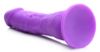 Picture of 7 Inch Silicone Dildo - Grape