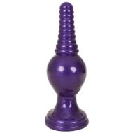 Picture of The King Ribbed Tip Anal Plug â€“ Purple