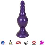 Picture of The King Ribbed Tip Anal Plug â€“ Purple