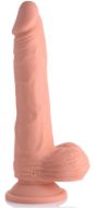 Picture of Thrusting and Vibrating 8 Inch Dildo - Light