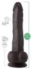 Picture of Thrusting and Vibrating 8 Inch Dildo - Dark