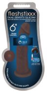 Picture of Silexpan Dark Hypoallergenic Silicone Dildo - 6 Inch