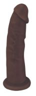 Picture of Silexpan Dark Hypoallergenic Silicone Dildo - 7 Inch