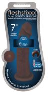 Picture of Silexpan Dark Hypoallergenic Silicone Dildo - 7 Inch