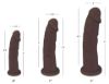 Picture of Silexpan Dark Hypoallergenic Silicone Dildo - 9 Inch