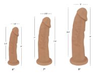 Picture of Silexpan Medium Hypoallergenic Silicone Dildo - 9 Inch