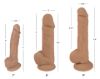 Picture of Silexpan Medium Hypoallergenic Silicone Dildo with Balls - 8 Inch