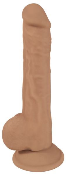 Picture of Silexpan Hypoallergenic Light Silicone Dildo with Balls - 9 Inch