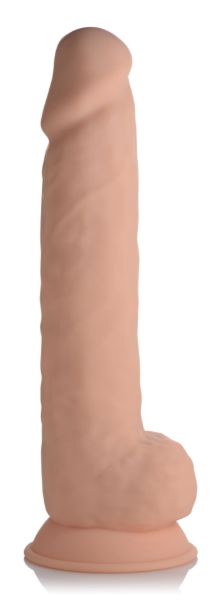Picture of Silexpan Light Hypoallergenic Silicone Dildo with Balls - 10 Inch