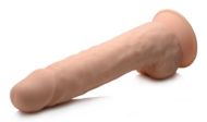 Picture of Silexpan Light Hypoallergenic Silicone Dildo with Balls - 10 Inch