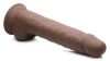 Picture of Silexpan Dark Hypoallergenic Silicone Dildo with Balls - 10 Inch