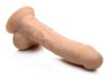 Picture of 8 Inch Silexpan Hypoallergenic Silicone Vibrating Dildo - Light