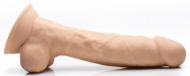 Picture of 8 Inch Silexpan Hypoallergenic Silicone Vibrating Dildo - Medium