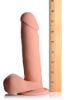 Picture of Big Shot Vibrating Remote Control Silicone Dildo with Balls - 8 Inch