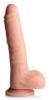Picture of Vibrating and Rotating Remote Control Silicone Dildo with Balls - 9 Inch