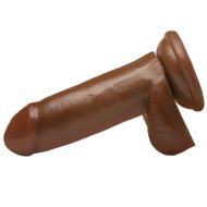 Picture of 6 Inch Dong with Balls - Brown