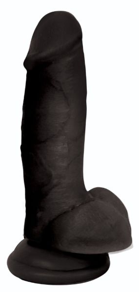 Picture of 7 Inch Dildo with Balls - Black