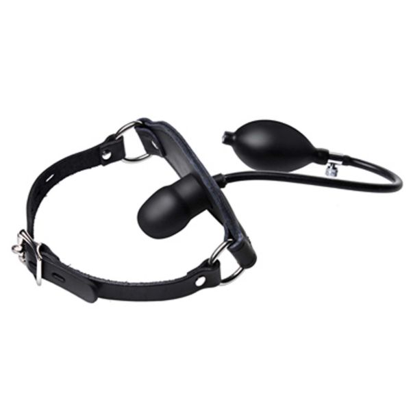 Picture of Silencer Inflatable Locking Silicone Penis Gag