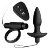 Picture of Isabella Sinclaire Remote Silicone Cock Ring and Anal Plug Set