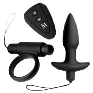 Picture of Isabella Sinclaire Remote Silicone Cock Ring and Anal Plug Set