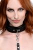 Picture of Isabella Sinclaire 3 Ring Leather Collar with Leash