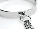 Picture of Isabella Sinclaire Slave Collar with Nipple Clamps
