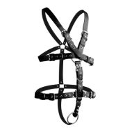 Picture of Strict Leather Body Harness with Cock Ring - Medium Large