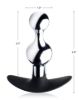 Picture of Metal and Silicone Beaded Anal Plug