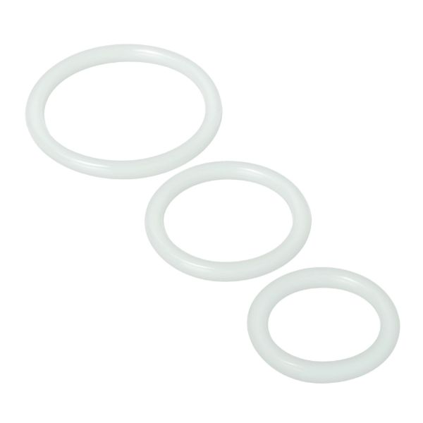Picture of Trinity Silicone Cock Rings Clear