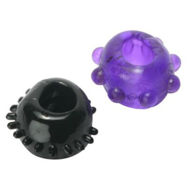 Picture of 2 Gummy Cock Rings - Purple - 48 Pack