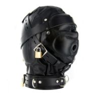 Picture of Strict Leather Sensory Deprivation Hood- ML
