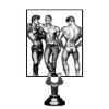 Picture of Tom of Finland 3 Piece Silicone Cock Ring Set - Blue