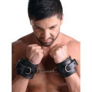 Picture of Strict Leather Padded Premium Locking Wrist Restraints