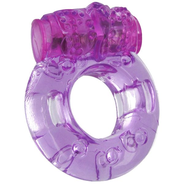 Picture of Purple Orgasmic Vibrating Cockring - Packaged