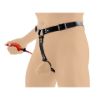 Picture of Strict Leather Locking Butt Plug Harness with Inflatable Butt Plug