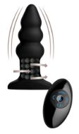 Picture of Rippled Rimming Silicone Butt Plug with Remote